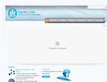 Tablet Screenshot of ecsglobalwire.com